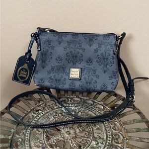 D&B Dooney & Bourke HM Haunted Mansion Wallpaper Print Crossbody